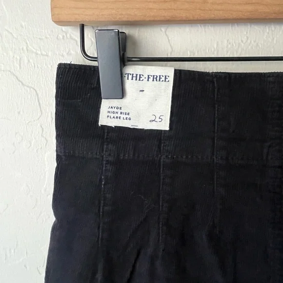 NWT Free people We the free Jayde high rise corduroy flare pants 25 - Picture 10 of 13